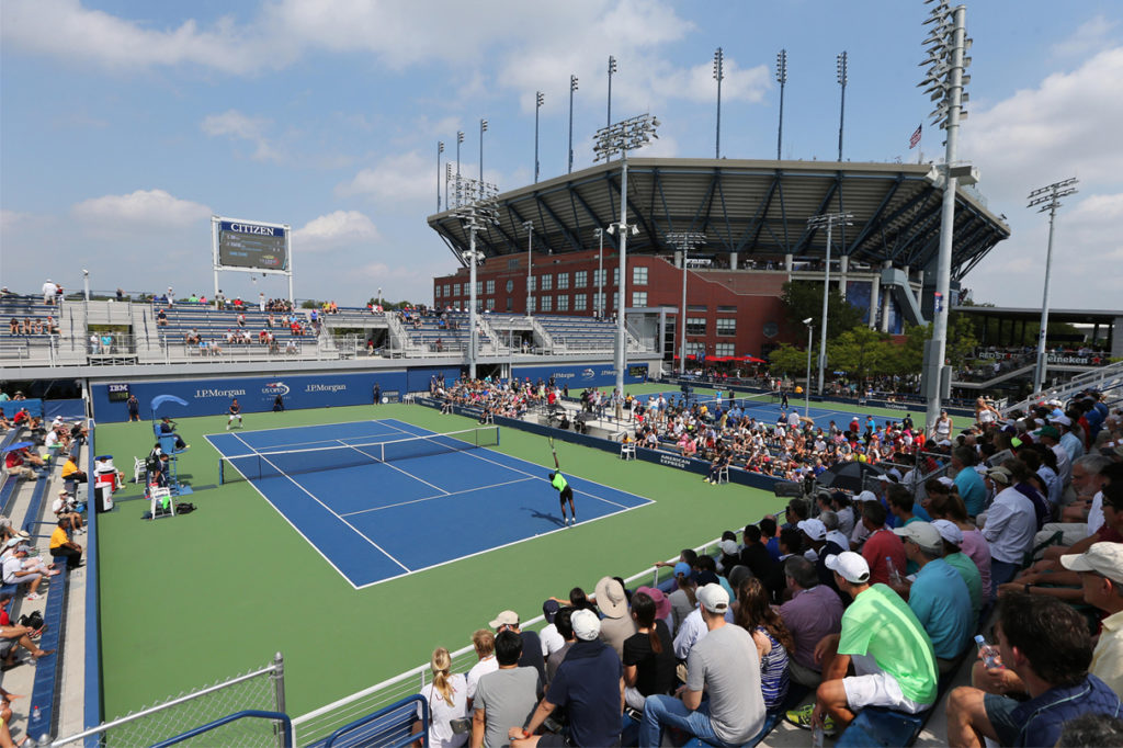 Outdoor courts and the Arthur Ashe Stadium US Open in 2014 ITF Grand